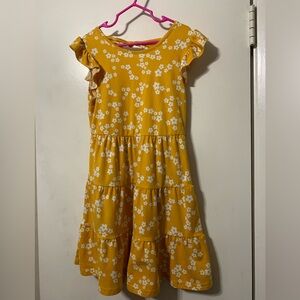 Girls Dress with white flowers